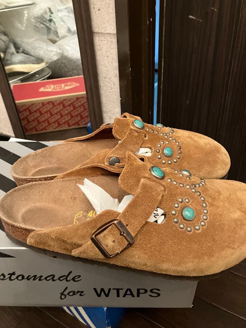 ビルケンシュトック HTC スタッズ　40 スエード　ボストン