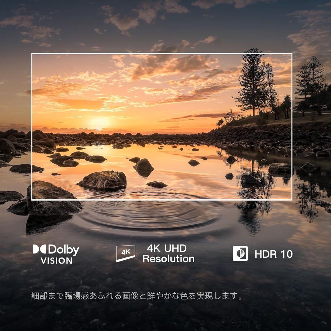 新品未開封 FPD チューナーレステレビ 43V型 4K UHD HDR10