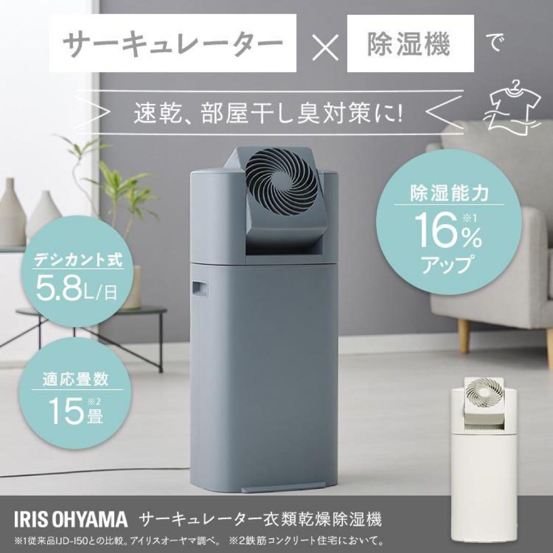 IRIS OHYAMA アイリスオーヤマ サーキュレーター衣類乾燥除湿機 新品