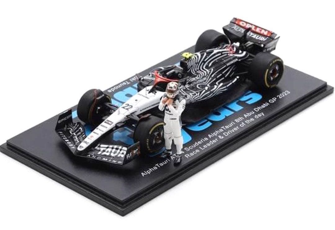 ポストホビー特注スパーク 1/43 アルファタウリ AT04 アブダビ 角田裕毅
