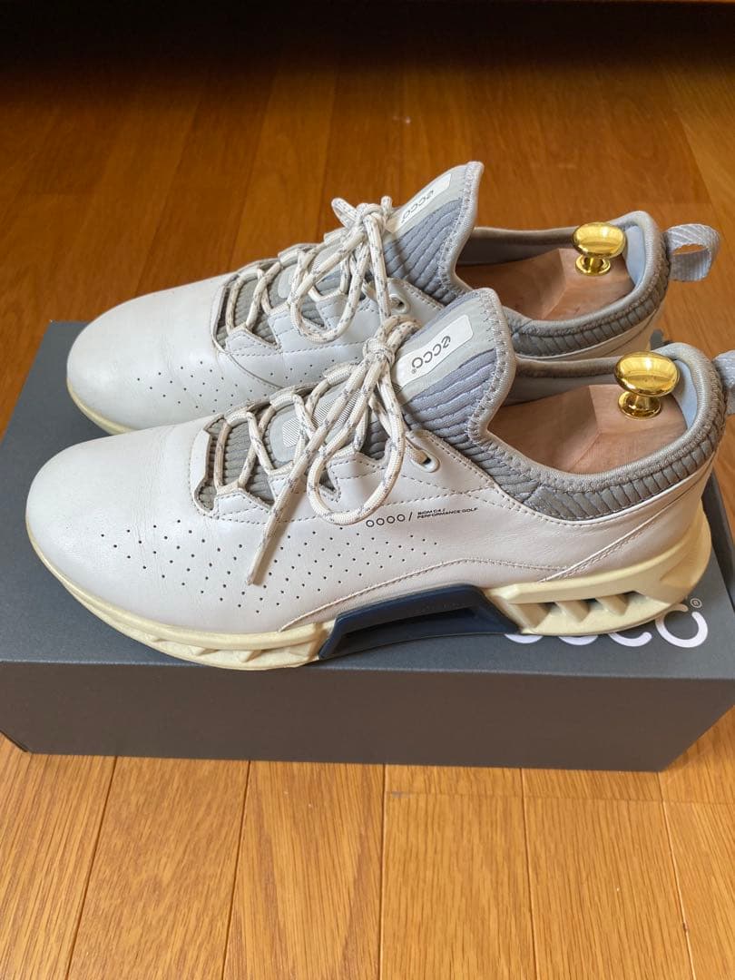 ecco BIOM c4 ゴルフシューズ ホワイトEU41 25.5