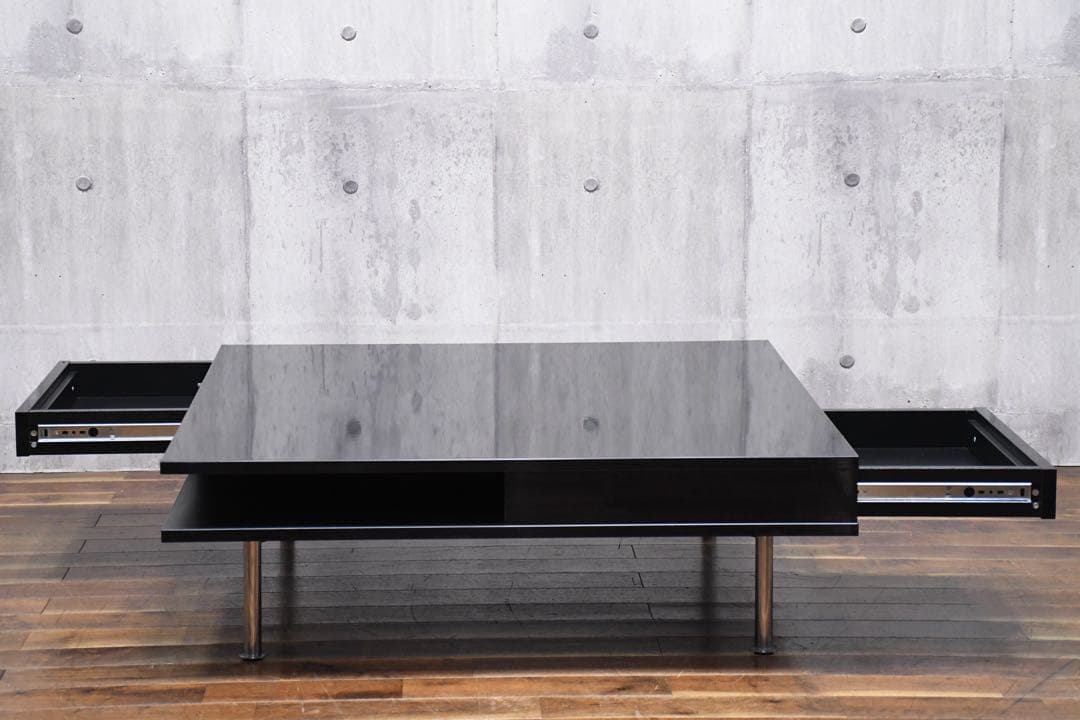 ELC37 イケア トフテリード コーヒーテーブル ハイグロス ブラック