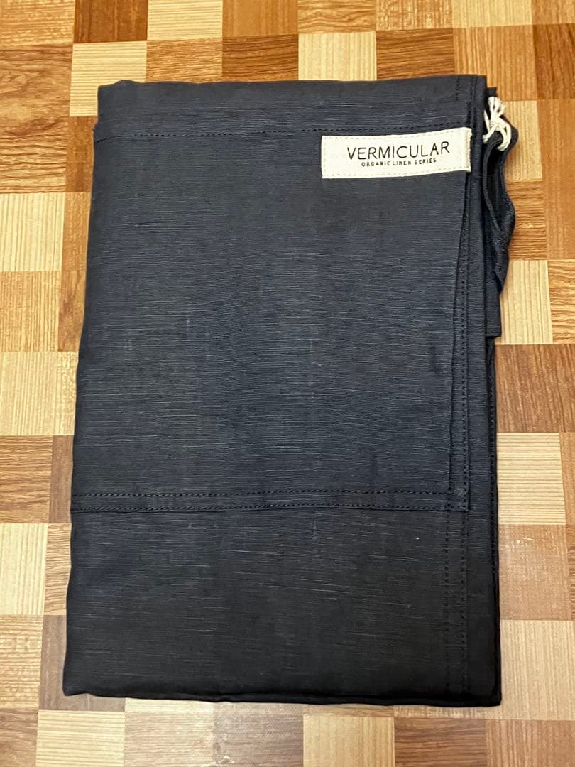 新品未使用　バーミキュラ　エプロン　オーガニックリネン　sumi