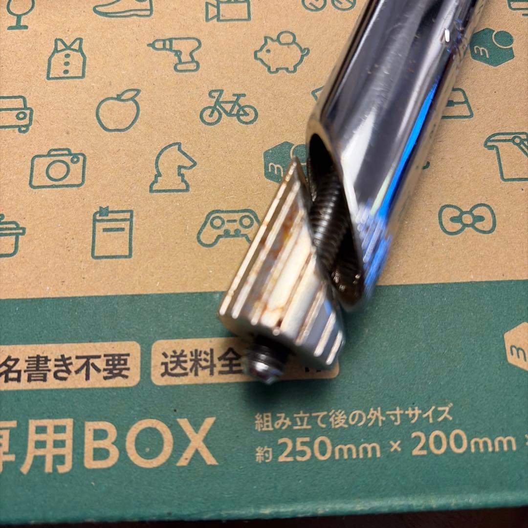 アルミ製 シルバーステム 自転車用 NITTO 140