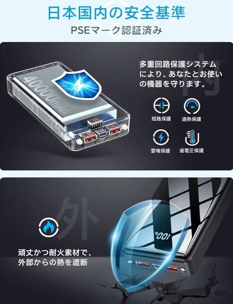 定価23000円  モバイルバッテリー 40000mA