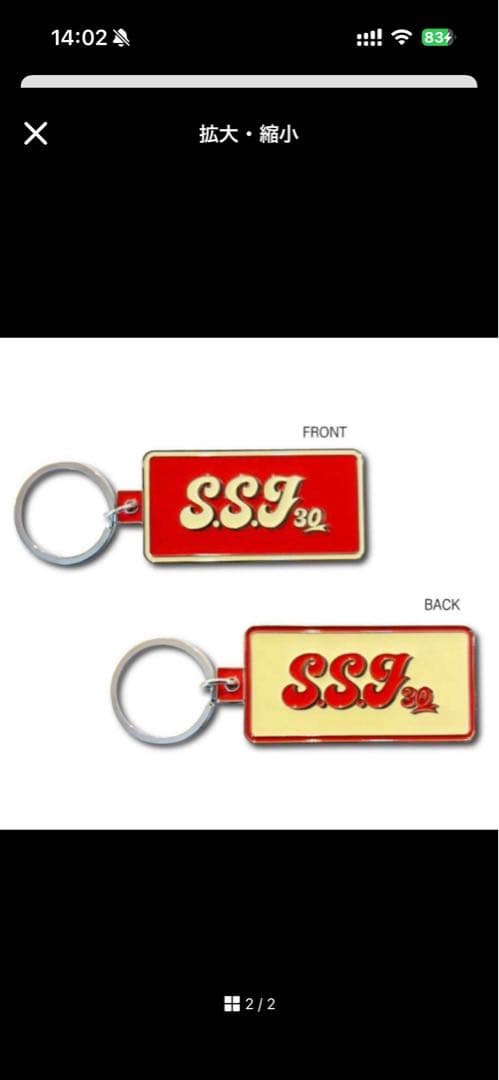 【新品未開封】志尊淳 SSJ30 メタルキーホルダー