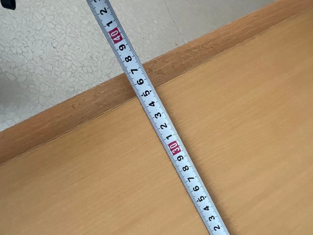 ホワイト木製収納テーブル