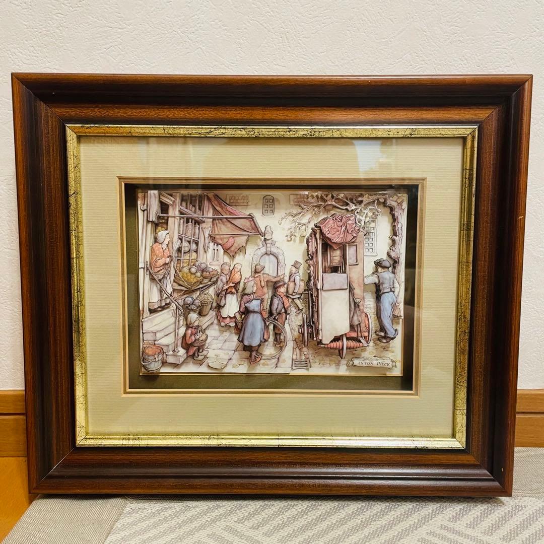 アンティーク シャドウボックス アントン ピック　８点セット