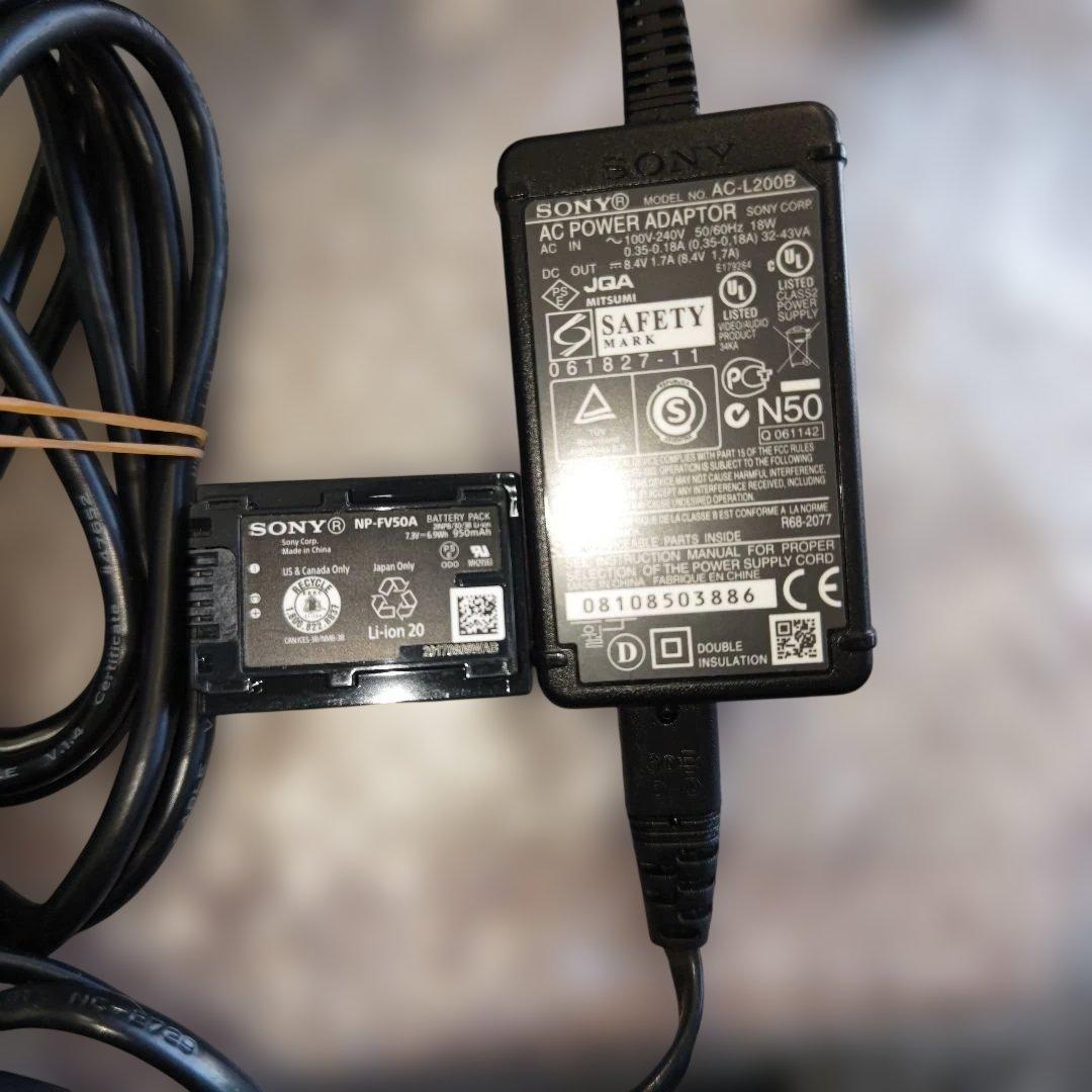 SONY HDR-CX680 HDハンディカム ACアダプタ HDMIケーブル