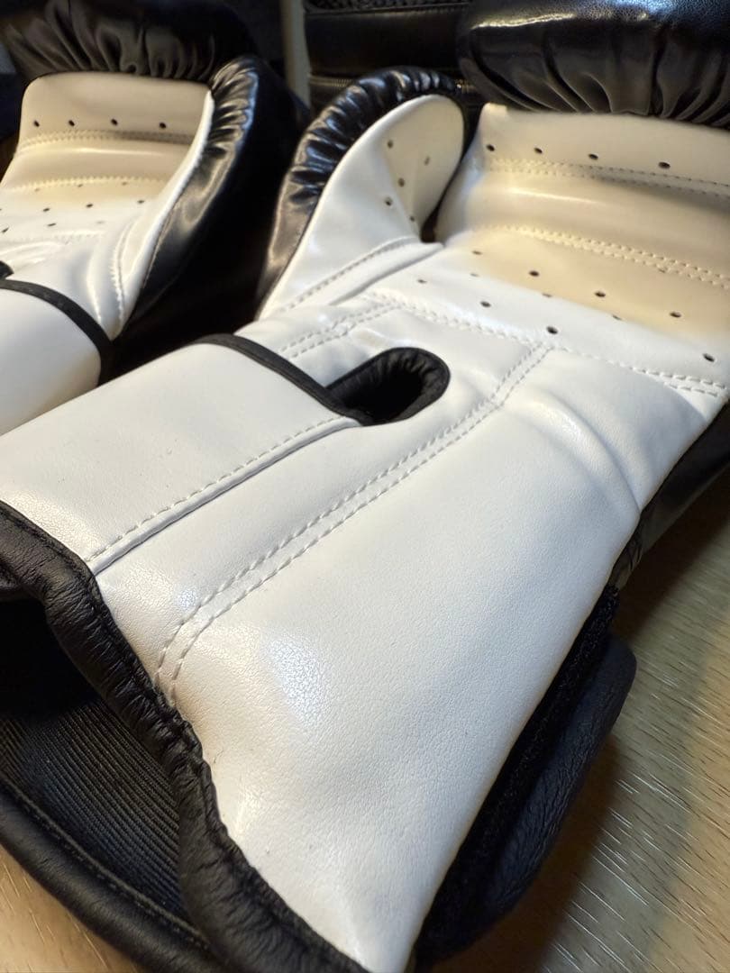 miumiu ミュウミュウ ボクシンググローブ 黒白 収納ケース付き