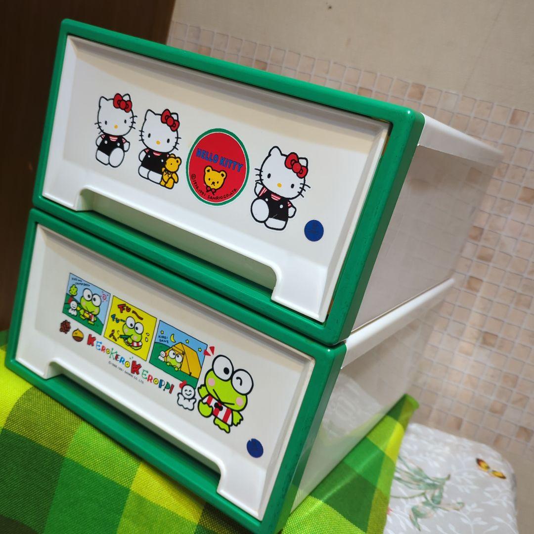 SANRIO・サンリオ・ハローキティ・引き出し式収納ケース・当時物・当初品・単品