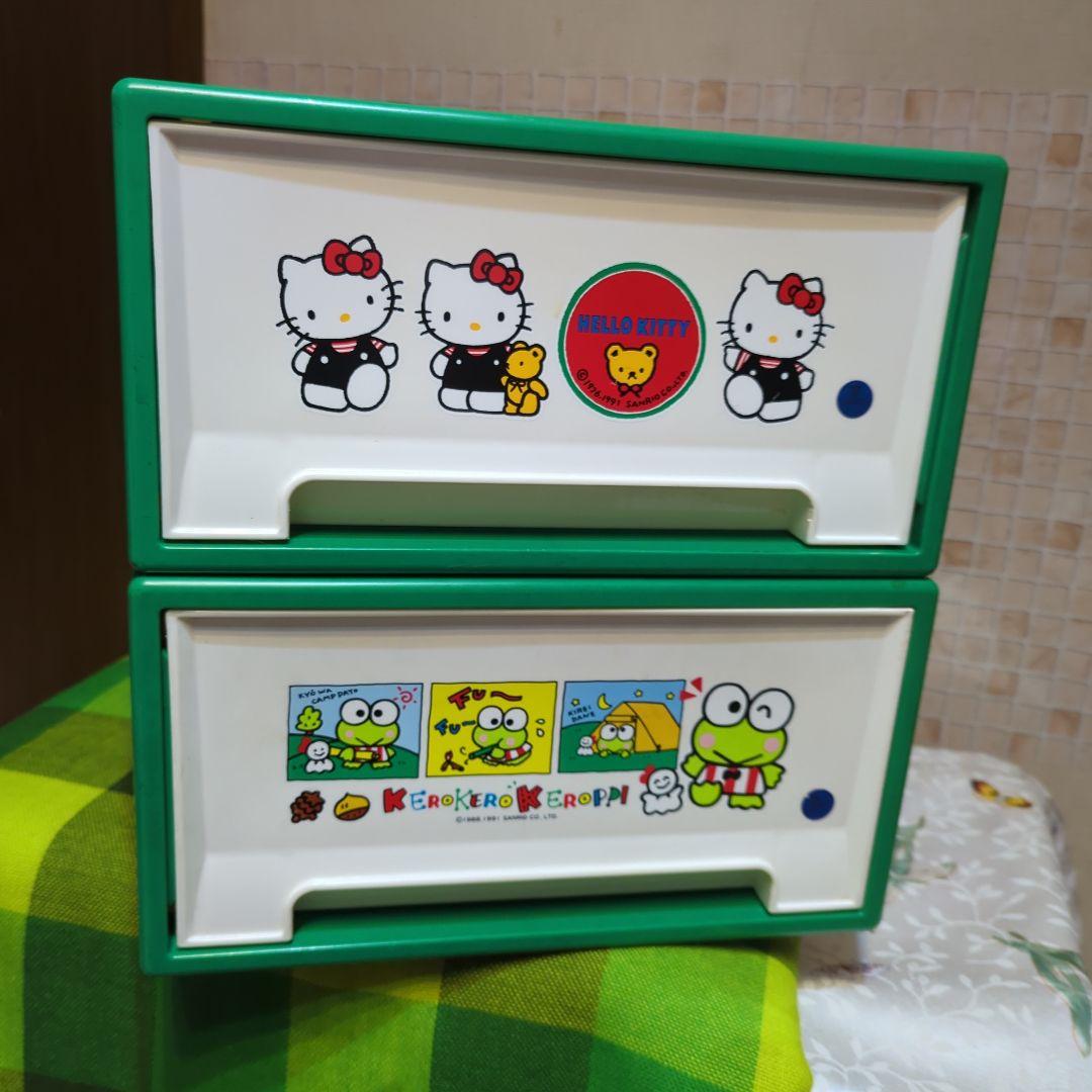 SANRIO・サンリオ・ハローキティ・引き出し式収納ケース・当時物・当初品・単品