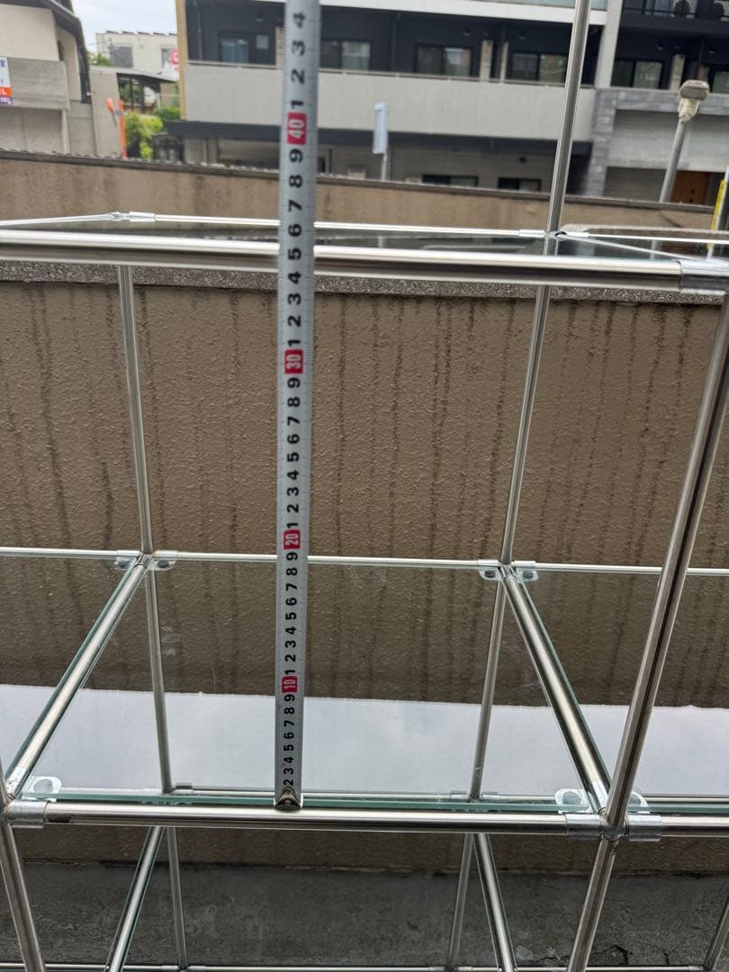 【1月末日まで16523】ガラストップ　ディスプレイラック