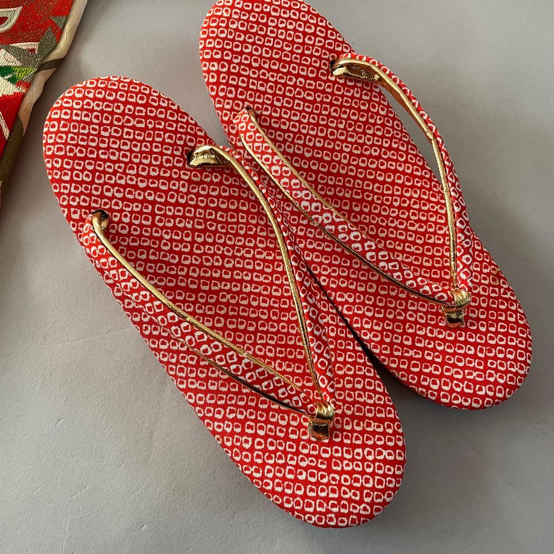 七五三　7歳　アンティークお着物セット