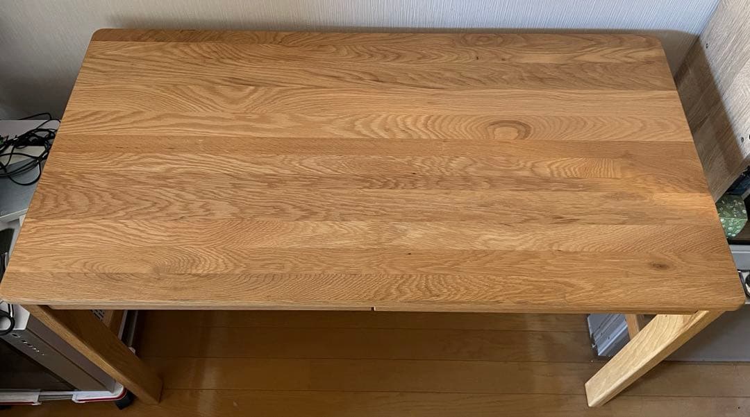 [たま] 無印良品 オーク無垢材デスク