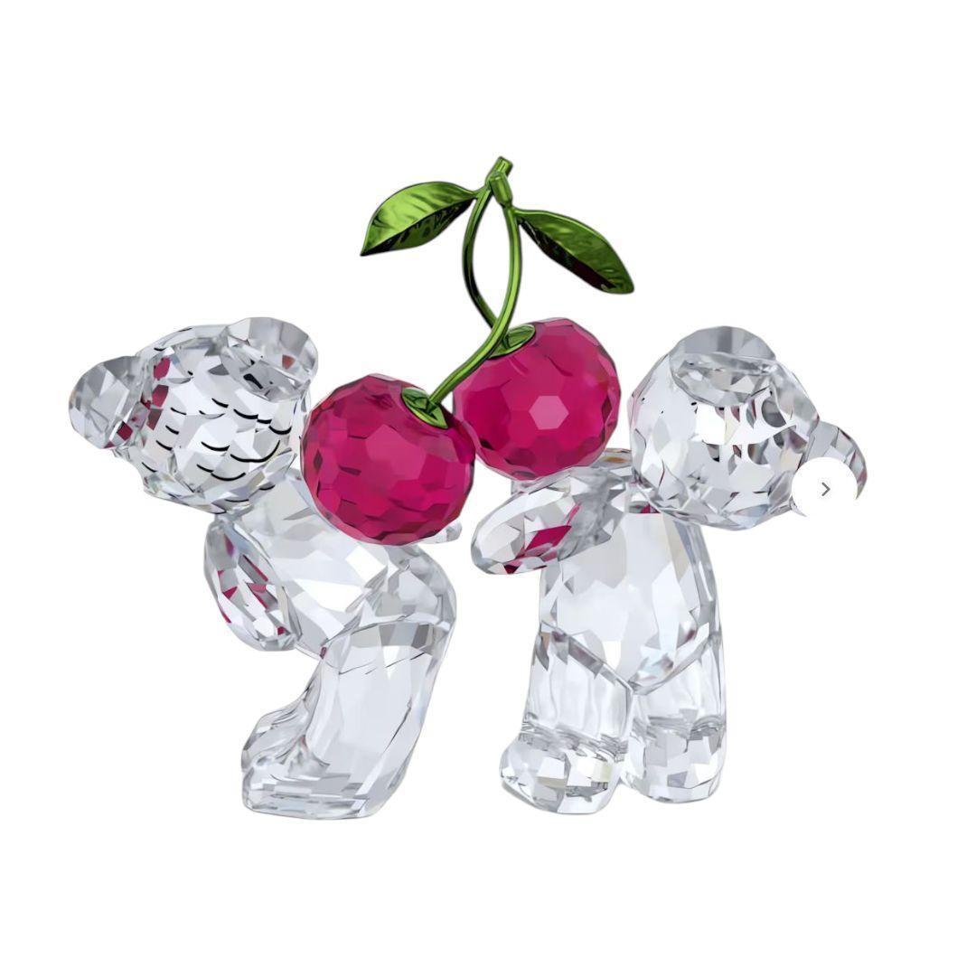 定価￥28,600税込　未使用　Swarovski クマとチェリーのクリスタル