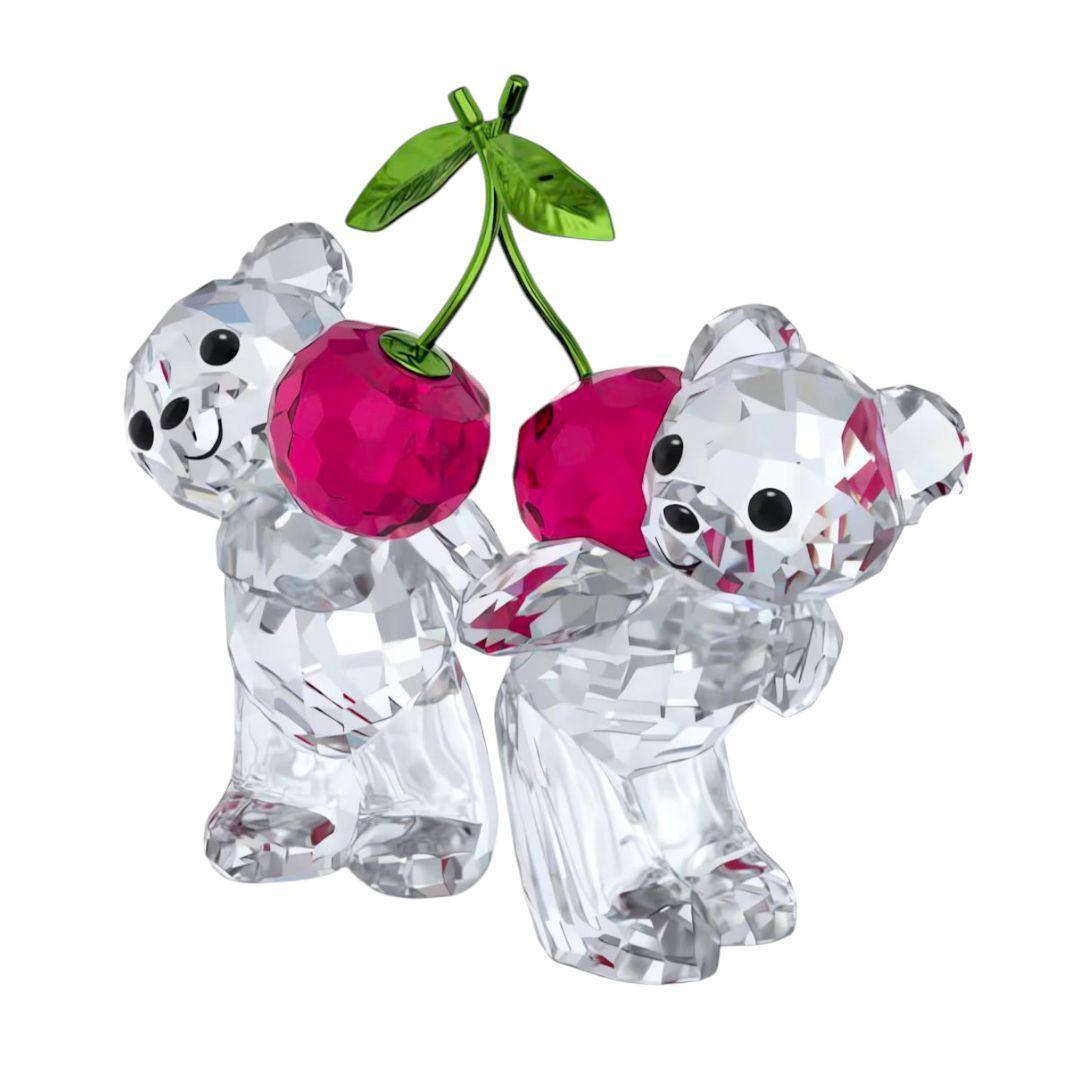 定価￥28,600税込　未使用　Swarovski クマとチェリーのクリスタル