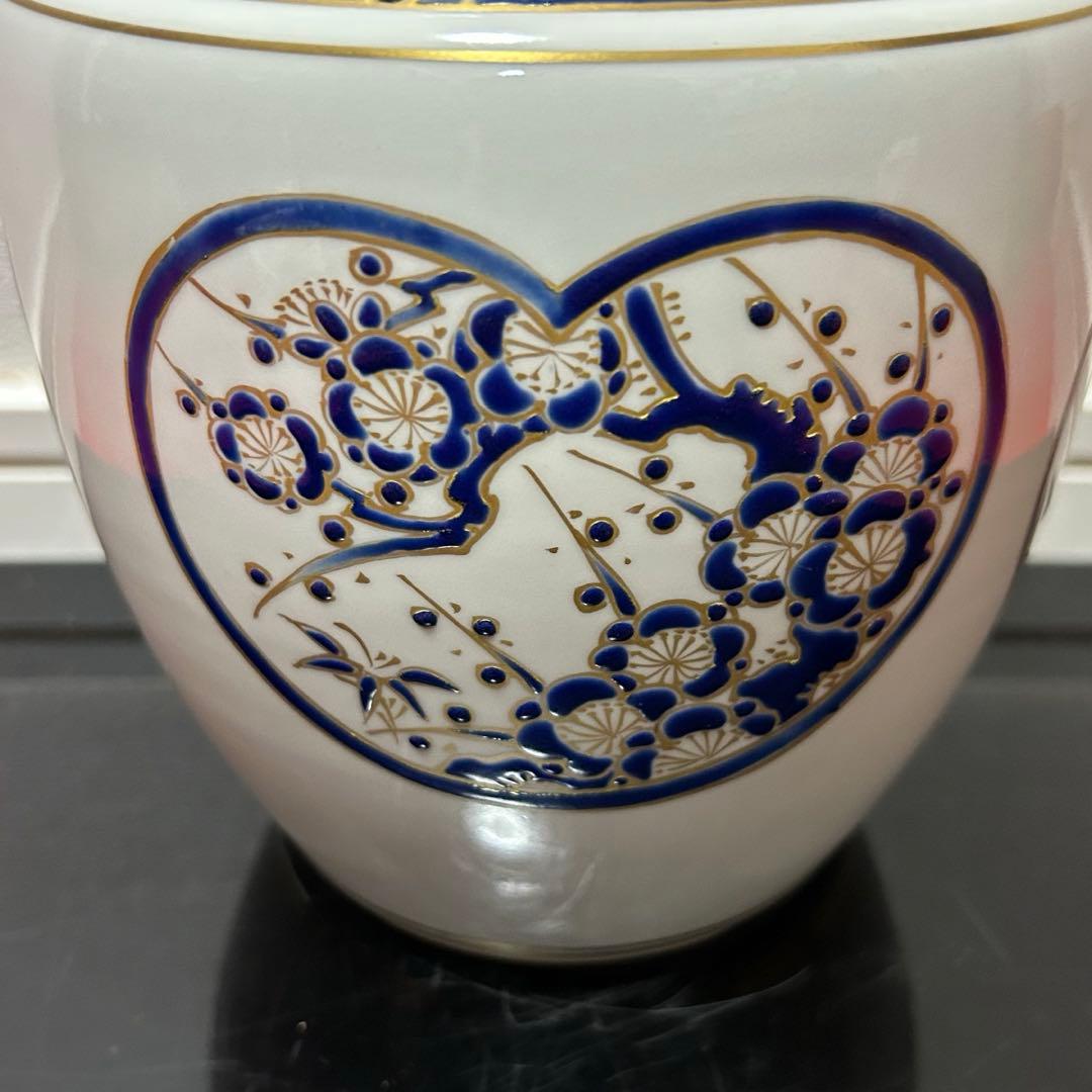 色絵四君子水指　茶道具懐石茶箱鵬雲斎坐忘斎淡々斎即中斎而妙斎棗茶杓茶碗香合棗