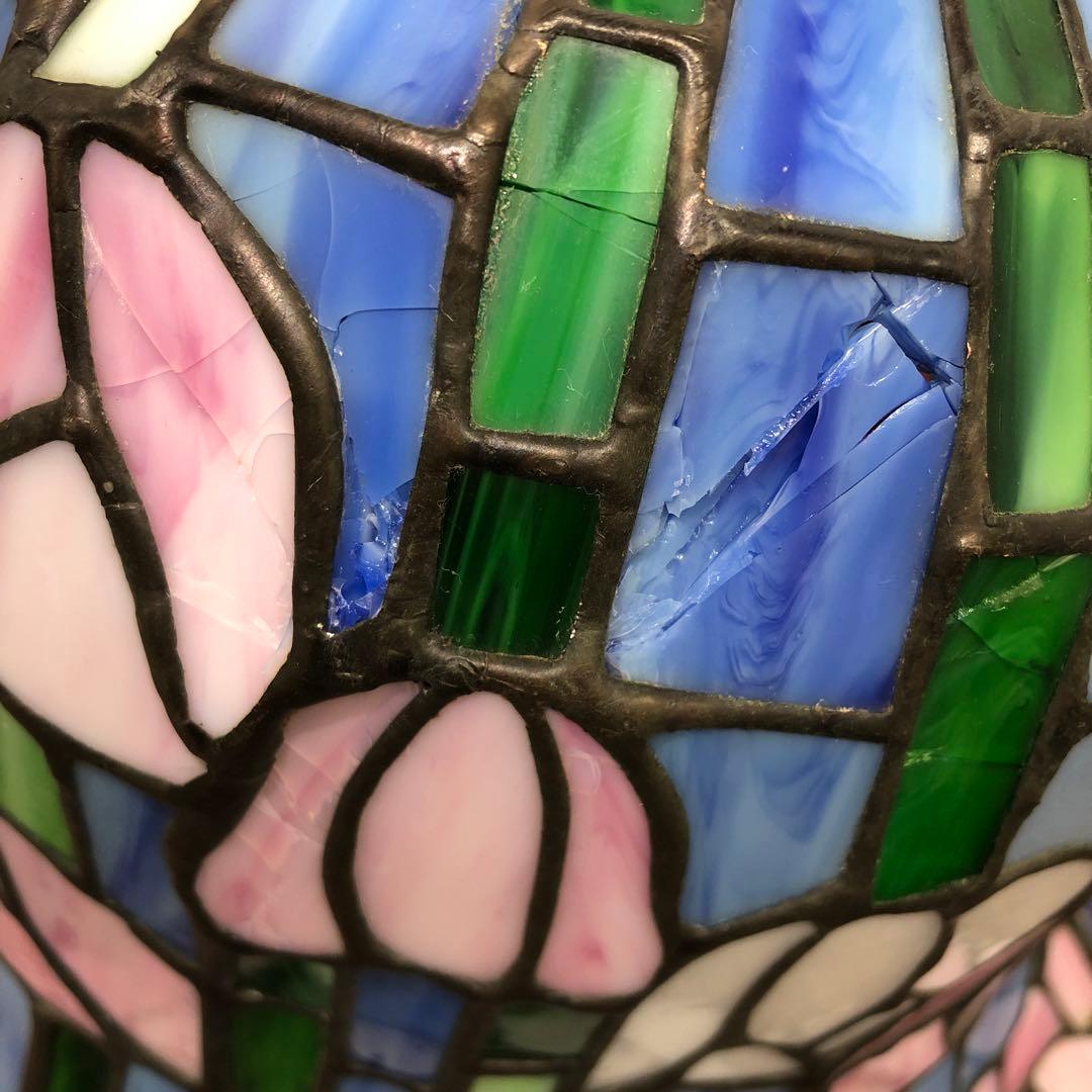 ステンドグラスランプ アンティーク 花柄 ステンドグラスライト 照明 インテリア