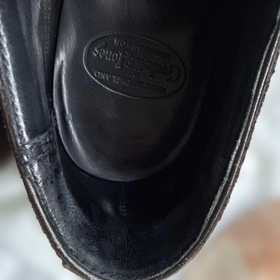 クリケットジョーンズ　ブラウン スエード ダブルモンクストラップシューズ