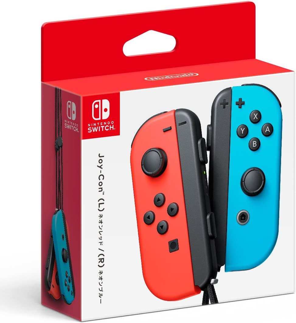 【任天堂純正品】Joy-Con (L) ネオンレッド/ (R) ネオンブルー
