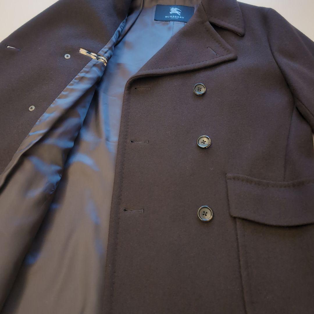 美品　BURBERRY ダブルブレストコート 最上級カシミヤ ウール M
