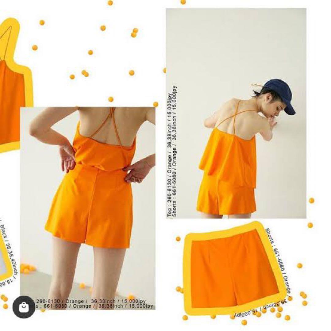最終値下げ ナゴンスタンス スイム　ウエア　上下セット36 オレンジ