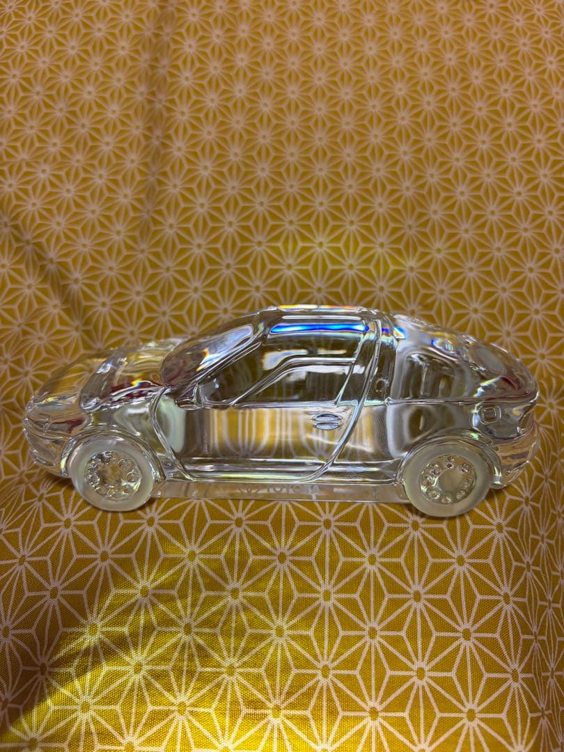 【非売品 】TOYOTAセラ HOYA ガラス クリスタルガラス オブジェ 置物