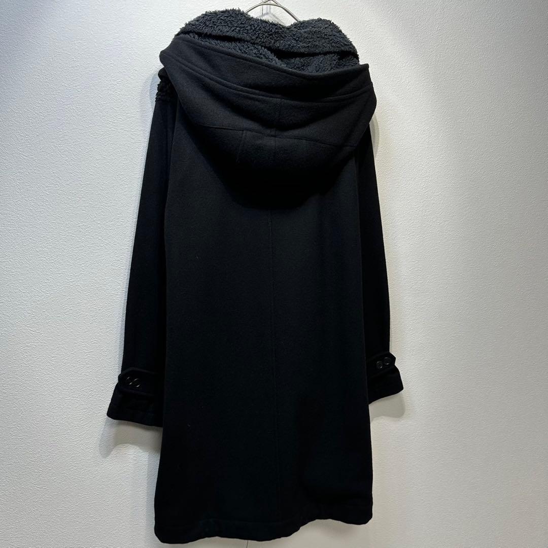 希少 gomme 上質 ウール 変形 ドッキング ボア デザイン コート M