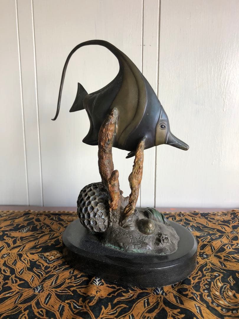 rip caswell ブロンズ　置物　オブジェ　MADE IN USA 魚