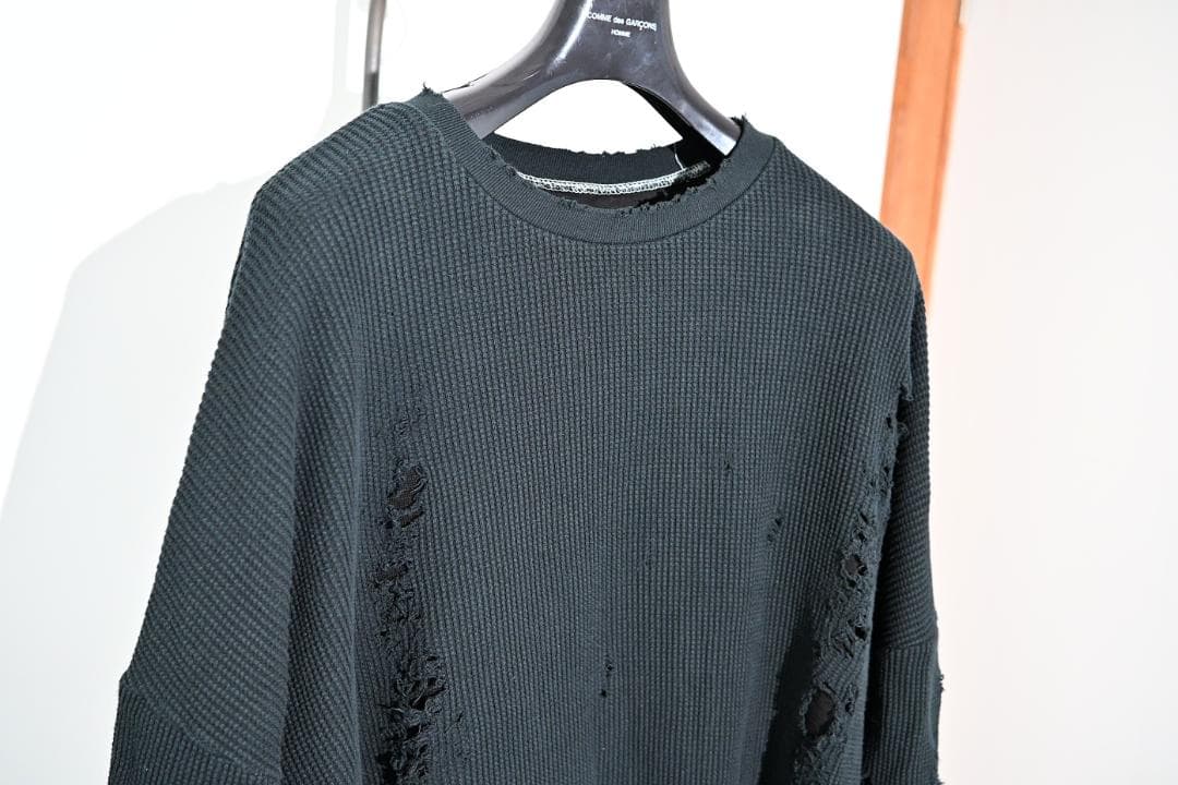 A.F ARTEFACT ダメージレイヤードオーバーサイズトップス