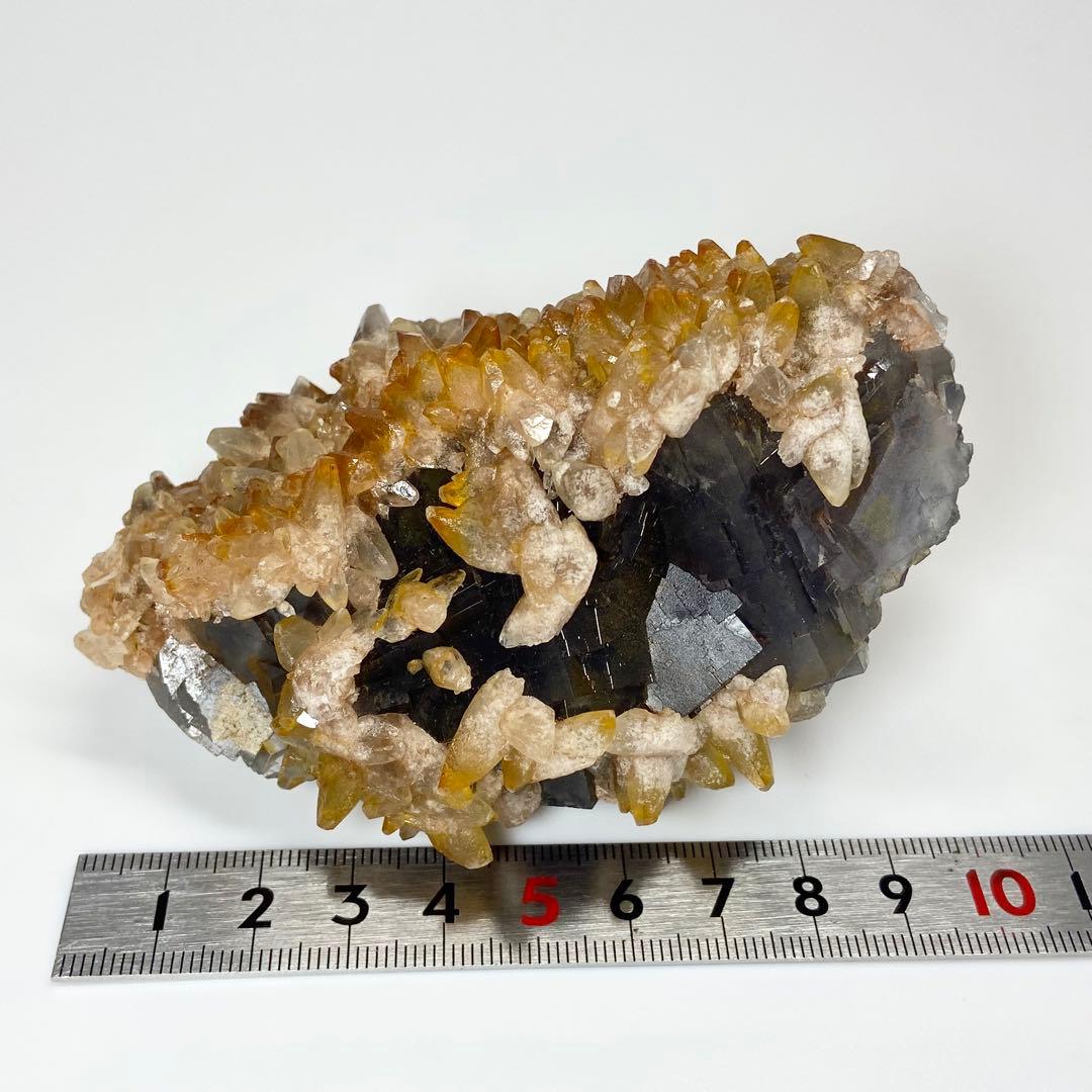 フローライト　カルサイト　蛍石　方解石　鉱物標本　原石　天然石　ストーン