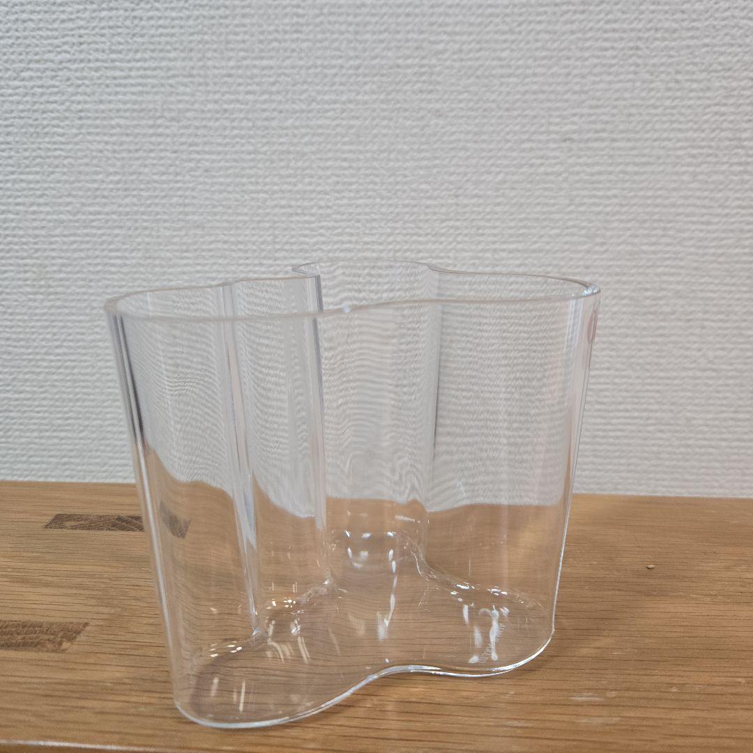 【未使用】イッタラ  アルヴァ・アアルトベース 95mm クリア