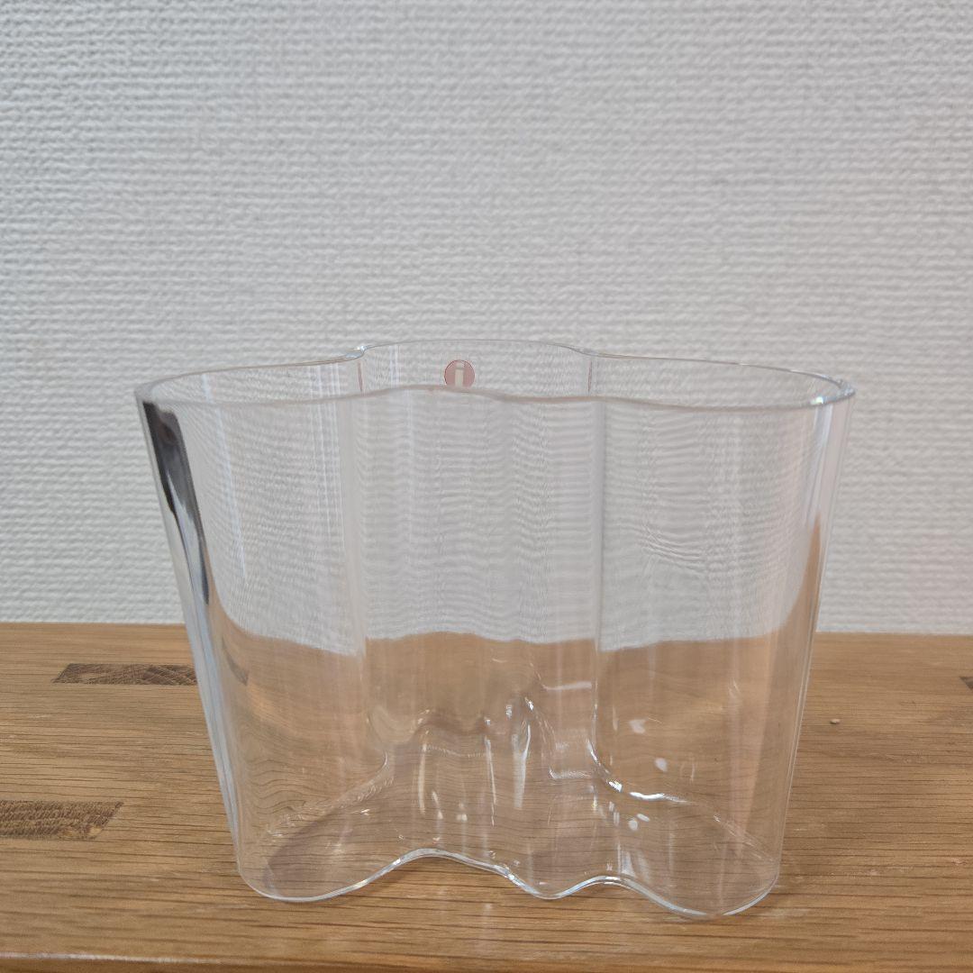 【未使用】イッタラ  アルヴァ・アアルトベース 95mm クリア