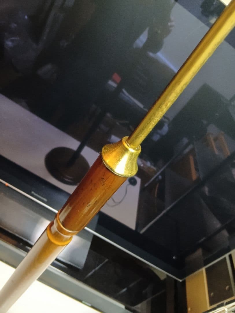 希少　ナショナル　ビンテージ　クラシック　デザイン　ウッド　フロアスタンド