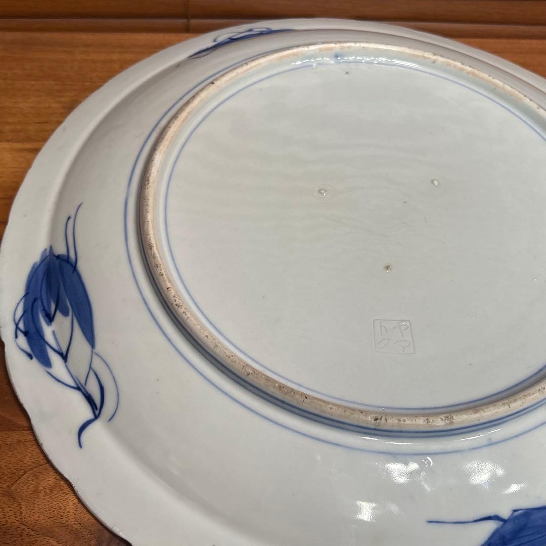 江戸時代◎古伊万里 赤絵　大皿　正月　御節　おもてなし