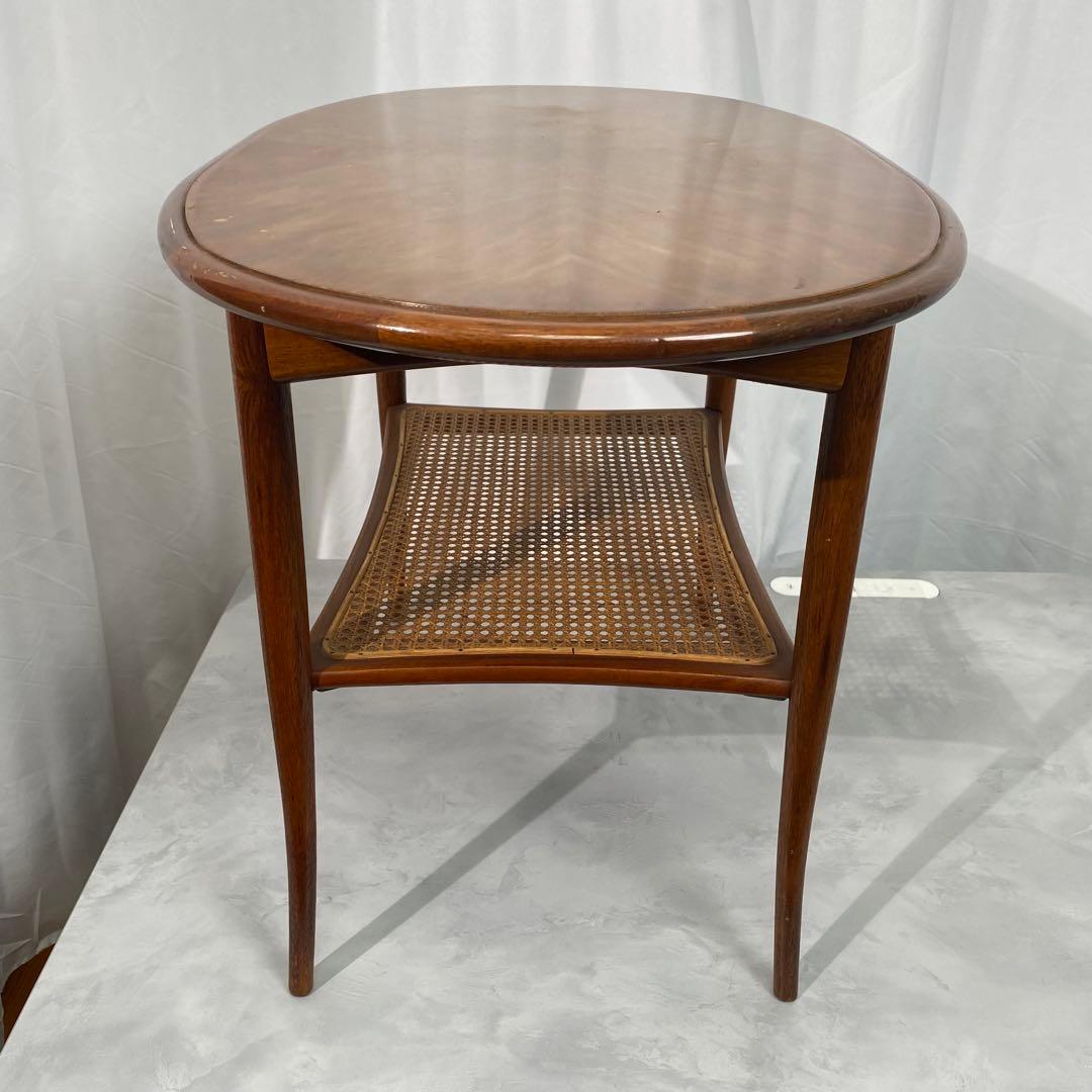 【希少】オールドマルニ センターテーブル 天板：ブビンガ材 脚：カリン材