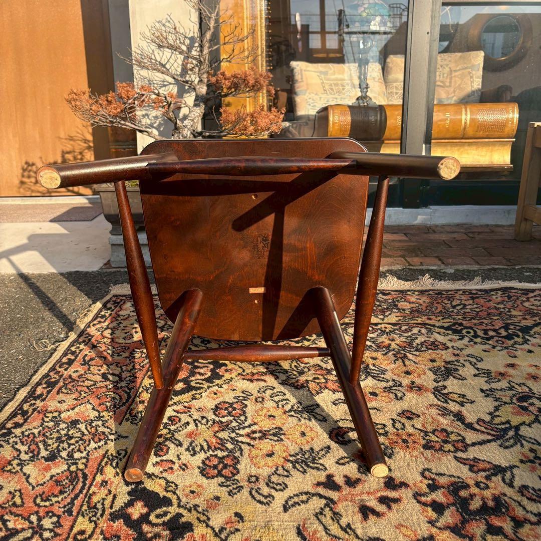 北海道民芸家具　ウィンザーチェア　樺材　2/2