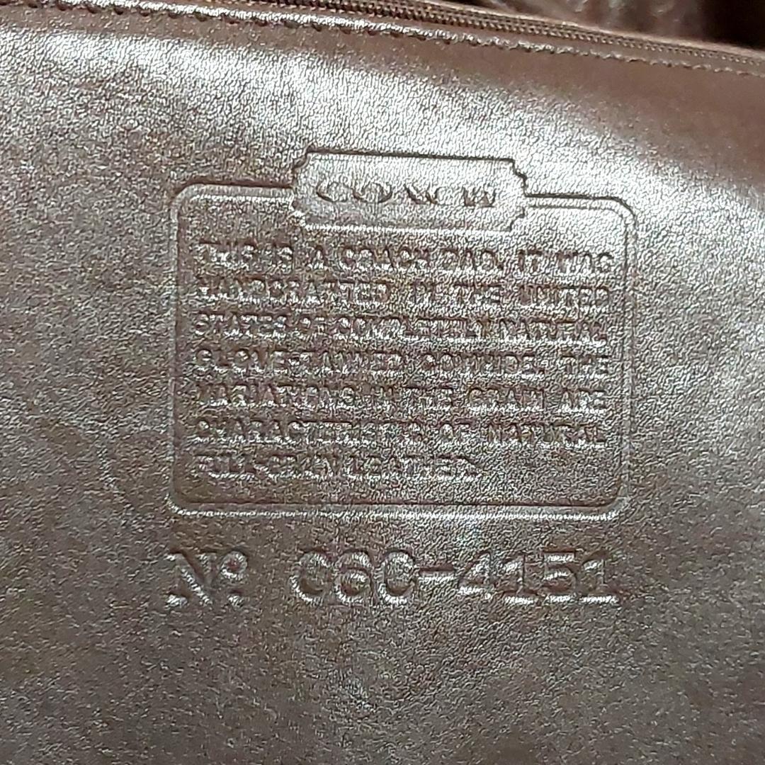 COACH コーチ オールドコーチ ショルダーバッグ 巾着型 USA製 ブラウン