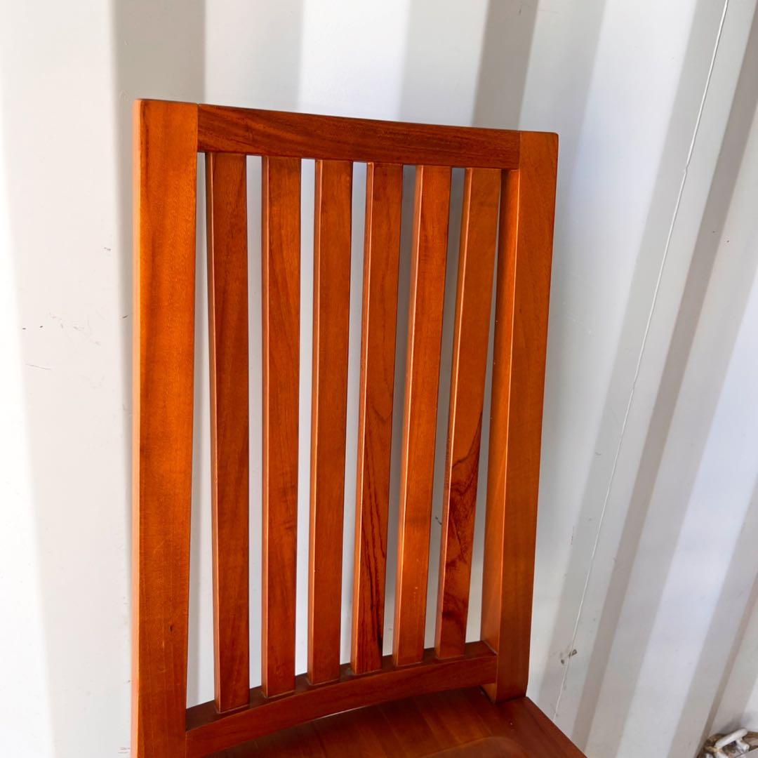 取付無料！SCANTEAK チーク材 北欧風天然木ナチュラルダイニングチェア✨