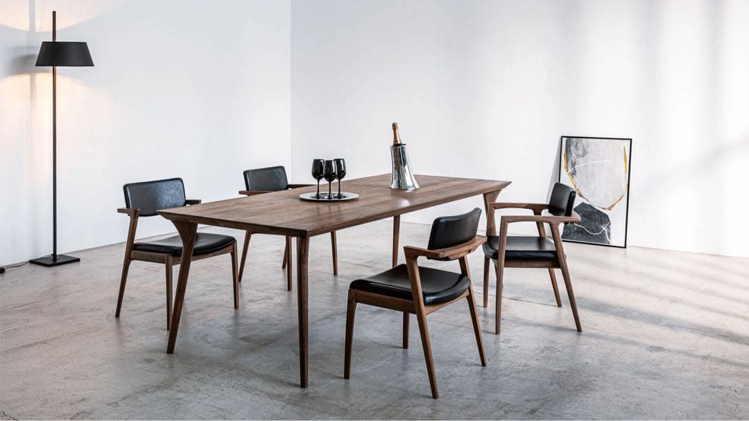 み*ん様 Koti ダイニングテーブル W1650 D850 H700 ウォルナ