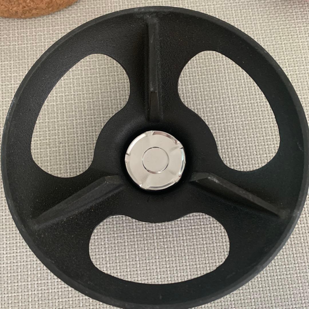 ルクルーゼ　コンパクトフォンデュセット&ハートプレートピンク♪