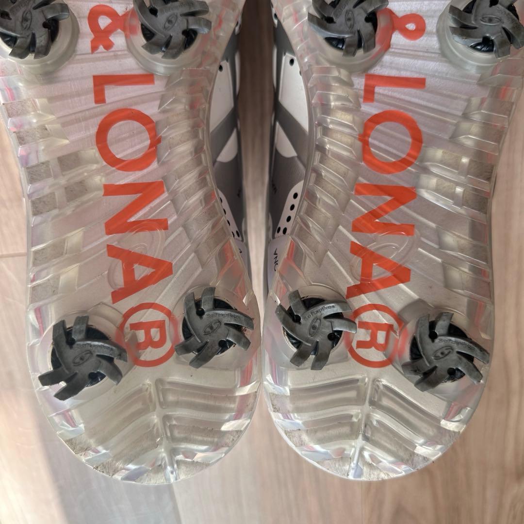 MARK & LONA ASICS コラボ ゴルフシューズ 白✖️シルバー26cm