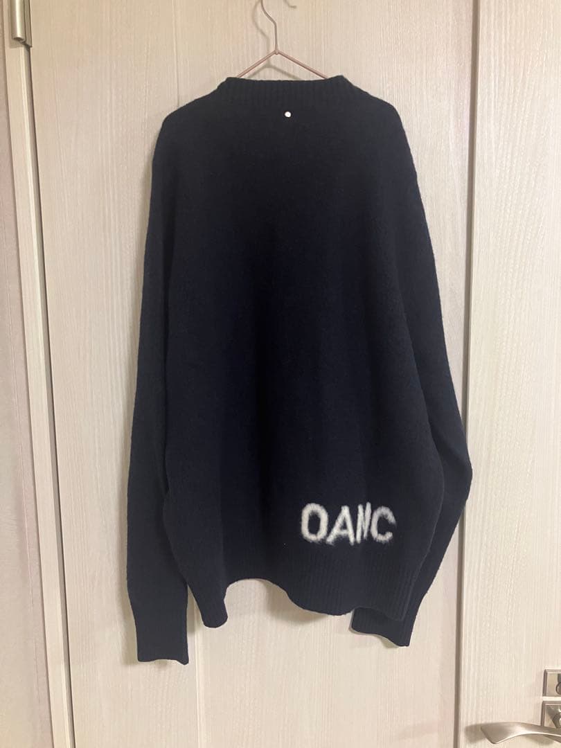 OAMC WHISTLER CREWNECKロゴ　ニットセーター