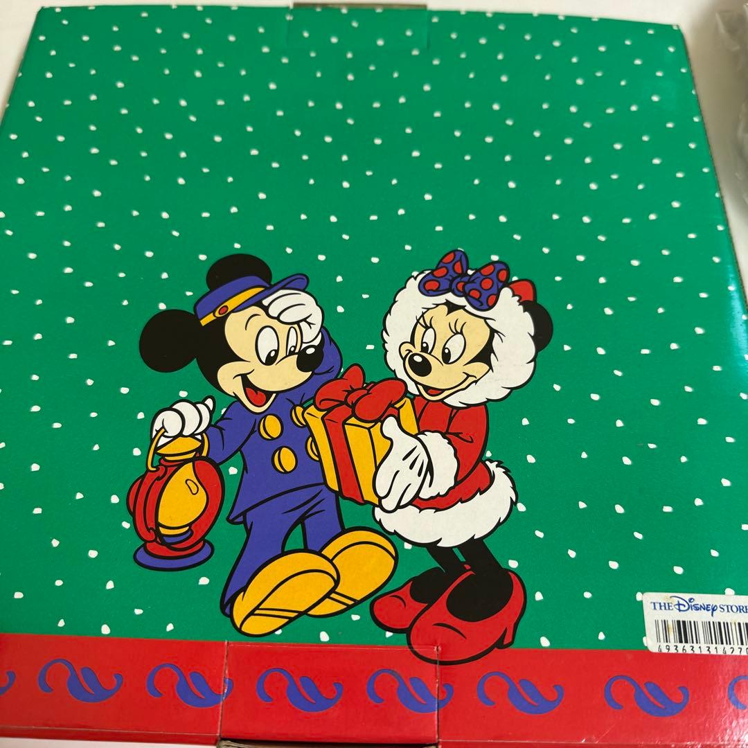 ディズニー　プレート　クリスマス　レトロ