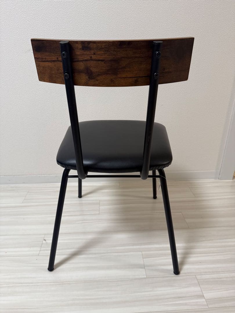 ニトリ　ダイニングチェア　 (ステインSD MBR) 2脚セット