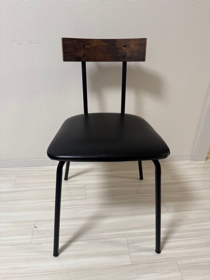 ニトリ　ダイニングチェア　 (ステインSD MBR) 2脚セット