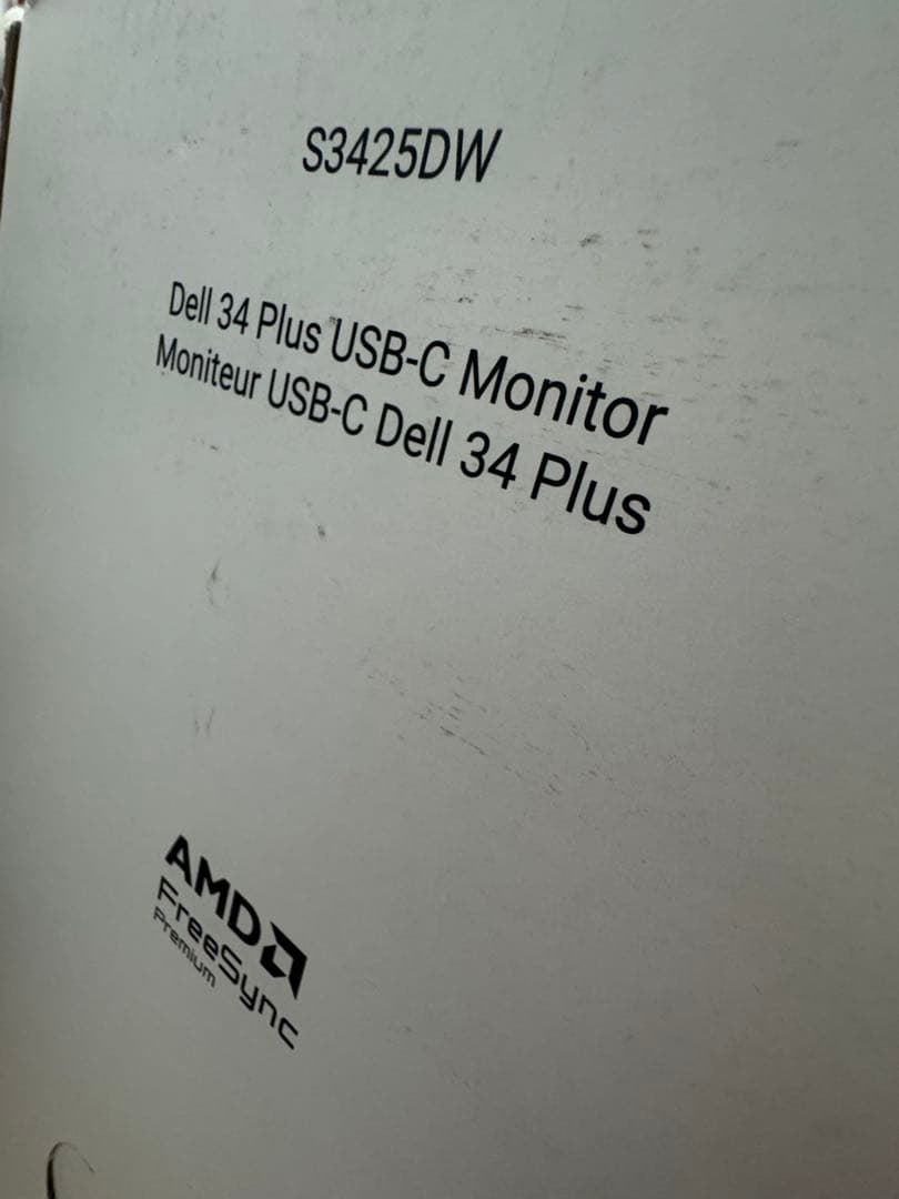 Dell 34 Plus S3425DW 曲面 モニター