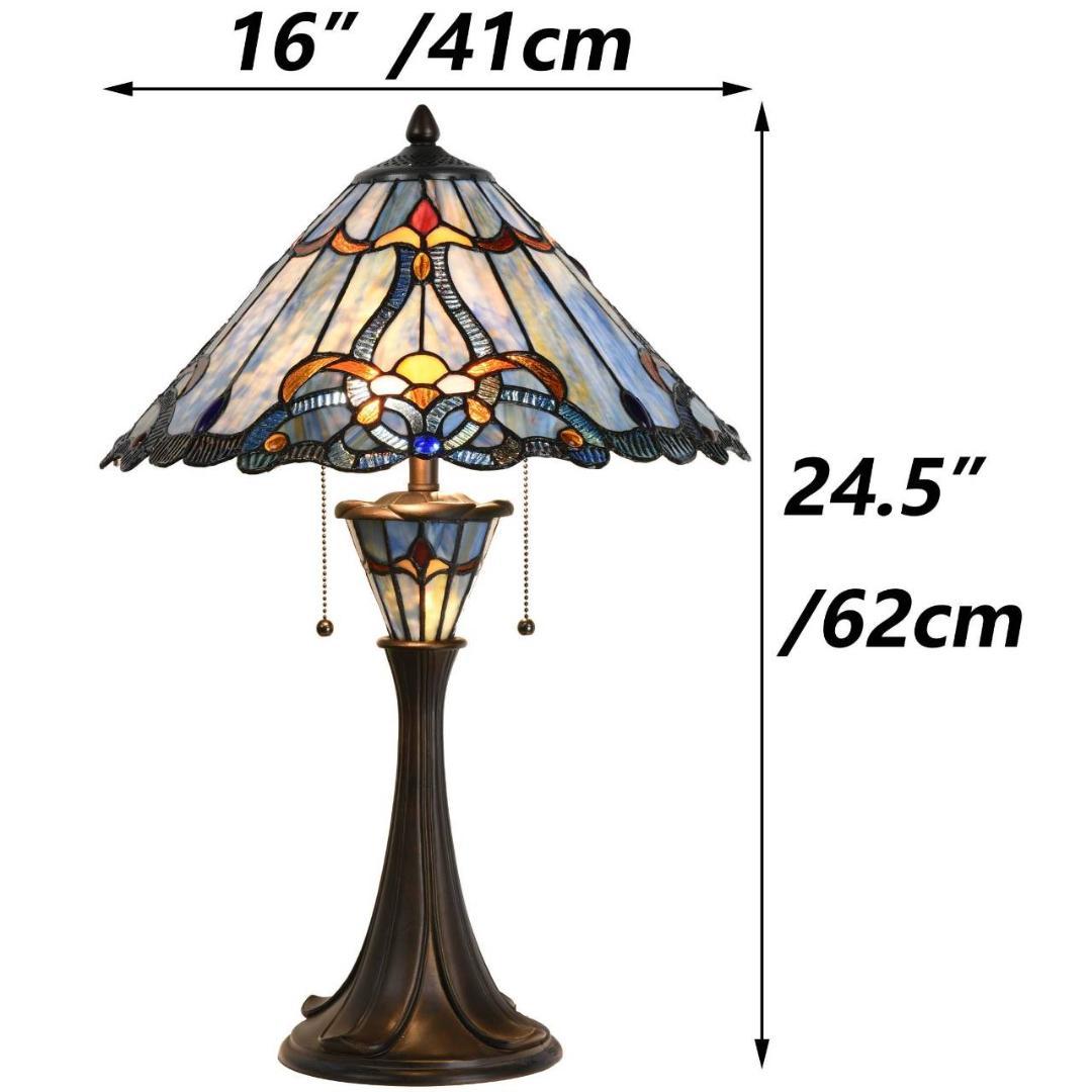 ロマンチックなステンドグラス インテリアライト 枕元用