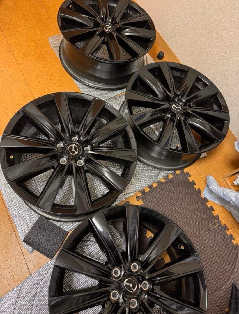\"2本のみ” ①マツダ　MAZDA6 純正ホイール19インチブラックホイール